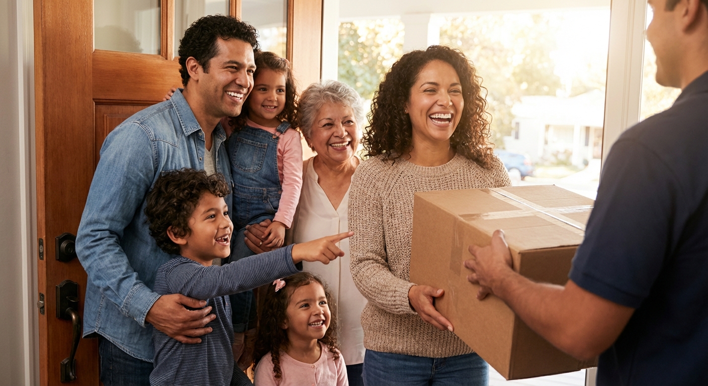 Family receiving package
